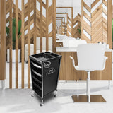 Maxbell 6 Tier Salon Cart Storage Storage Salon Rolling Organizers Style A