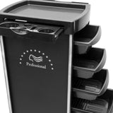 Maxbell 6 Tier Salon Cart Storage Storage Salon Rolling Organizers Style B