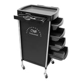 Maxbell 6 Tier Salon Cart Storage Storage Salon Rolling Organizers Style B