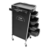 Maxbell 6 Tier Salon Cart Storage Storage Salon Rolling Organizers Style B