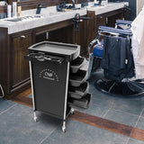 Maxbell 6 Tier Salon Cart Storage Storage Salon Rolling Organizers Style B