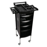 Maxbell 6 Tier Salon Cart Storage Storage Salon Rolling Organizers Style C