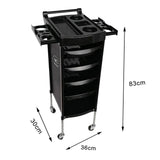 Maxbell 6 Tier Salon Cart Storage Storage Salon Rolling Organizers Style C