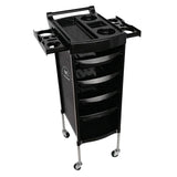 Maxbell 6 Tier Salon Cart Storage Storage Salon Rolling Organizers Style C