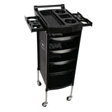 Maxbell 6 Tier Salon Cart Storage Storage Salon Rolling Organizers Style C