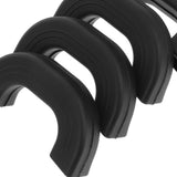Maxbell 4 Pieces Silicone Assist Handle Holder Non Slip Handle for Skillets Pans Black