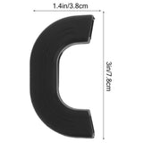 Maxbell 4 Pieces Silicone Assist Handle Holder Non Slip Handle for Skillets Pans Black