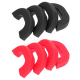 Maxbell 4 Pieces Silicone Assist Handle Holder Non Slip Handle for Skillets Pans Black
