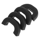Maxbell 4 Pieces Silicone Assist Handle Holder Non Slip Handle for Skillets Pans Black