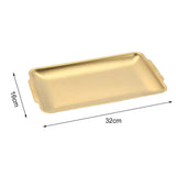 Maxbell Stainless Steel Plate Stackable Serving Platter for Hotel Restaurant Camping Medium
