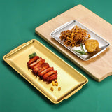 Maxbell Stainless Steel Plate Stackable Serving Platter for Hotel Restaurant Camping Medium