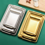 Maxbell Stainless Steel Plate Stackable Serving Platter for Hotel Restaurant Camping Medium