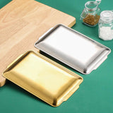 Maxbell Stainless Steel Plate Stackable Serving Platter for Hotel Restaurant Camping Medium