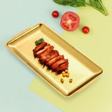 Maxbell Stainless Steel Plate Stackable Serving Platter for Hotel Restaurant Camping Medium
