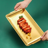 Maxbell Stainless Steel Plate Stackable Serving Platter for Hotel Restaurant Camping Medium
