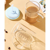 Maxbell Coffee Mugs Automatic with Lid Coffee Blender Electric for Tea Blue