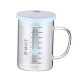 Maxbell Coffee Mugs Automatic with Lid Coffee Blender Electric for Tea Blue