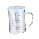 Maxbell Coffee Mugs Automatic with Lid Coffee Blender Electric for Tea Blue