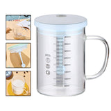 Maxbell Coffee Mugs Automatic with Lid Coffee Blender Electric for Tea Blue