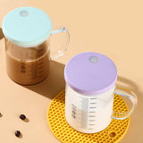 Maxbell Coffee Mugs Automatic with Lid Coffee Blender Electric for Tea Violet