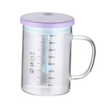 Maxbell Coffee Mugs Automatic with Lid Coffee Blender Electric for Tea Violet