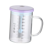 Maxbell Coffee Mugs Automatic with Lid Coffee Blender Electric for Tea Violet