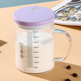 Maxbell Coffee Mugs Automatic with Lid Coffee Blender Electric for Tea Violet