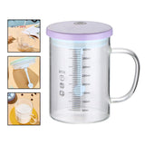 Maxbell Coffee Mugs Automatic with Lid Coffee Blender Electric for Tea Violet