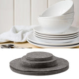 Maxbell Felt Plate Soft Felt Plate Protectors Pan Separator Pads Procelain Cookware