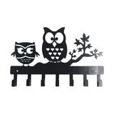 Maxbell Clothes Hook Farmhouse Decor Iron for Hanging Coat Laundry Room Entryway with 2 Owl