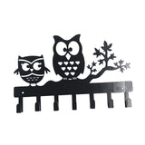 Maxbell Clothes Hook Farmhouse Decor Iron for Hanging Coat Laundry Room Entryway with 2 Owl