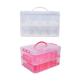 Maxbell Cupcake Storage Containers with Lid Portable for Cheesecakes Baked Treats white