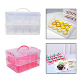 Maxbell Cupcake Storage Containers with Lid Portable for Cheesecakes Baked Treats white