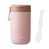 Maxbell Lunch Container Wide Mouth thermal Food Jar leakproof for Picnic Pink