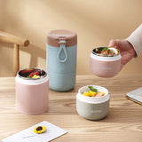 Maxbell Lunch Container Wide Mouth thermal Food Jar leakproof for Picnic Green