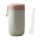 Maxbell Lunch Container Wide Mouth thermal Food Jar leakproof for Picnic Green