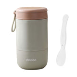 Maxbell Lunch Container Wide Mouth thermal Food Jar leakproof for Picnic Green