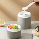 Maxbell Lunch Container Wide Mouth thermal Food Jar leakproof for Picnic Green