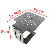 Maxbell Stainless Steel Coffee Weighing Rack Waterproof for Office Coffee Shop Black