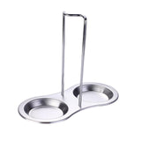 Maxbell Stainless Steel Ladles Holder Bracket Upright for Hotpot Kitchen Tableware