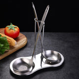 Maxbell Stainless Steel Ladles Holder Bracket Upright for Hotpot Kitchen Tableware