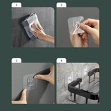 Maxbell Shower Caddy Floating Shelves Multifunction Farmhouse Decor for Toilet