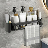 Maxbell Shower Caddy Floating Shelves Multifunction Farmhouse Decor for Toilet