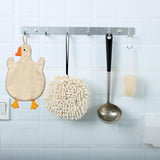 Maxbell Cute Absorbent Hand Towel Dishcloth Fast Drying for Shower Washroom White