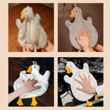 Maxbell Cute Absorbent Hand Towel Dishcloth Fast Drying for Shower Washroom Gray