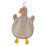 Maxbell Cute Absorbent Hand Towel Dishcloth Fast Drying for Shower Washroom Gray