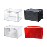 Maxbell Free Standing Shoe Box Space Saving Stackable Display Case Transparent