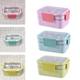 Maxbell 2 Layer Stainless Steel Bento Box Food Container for Outdoor Camping Hiking Pink