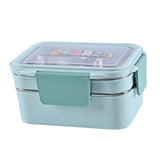 Maxbell 2 Layer Stainless Steel Bento Box Food Container for Outdoor Camping Hiking  Blue