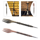 Maxbell Multipurpose Retro Style Fork Professional Fork Tools 6.5" Long Foil Puncher Bronze